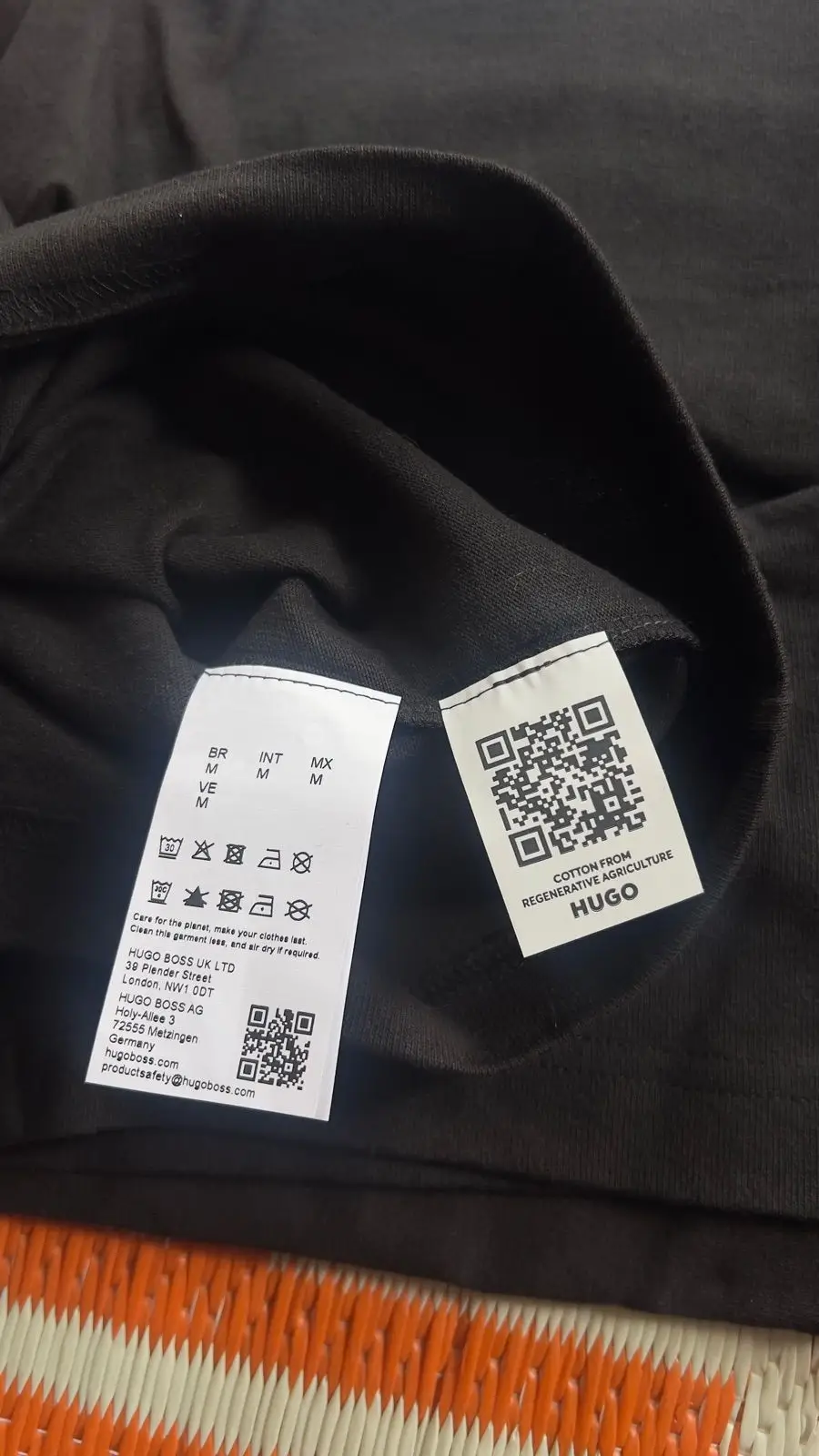 Hugo Boss Black T-Shirt with Graphic Print