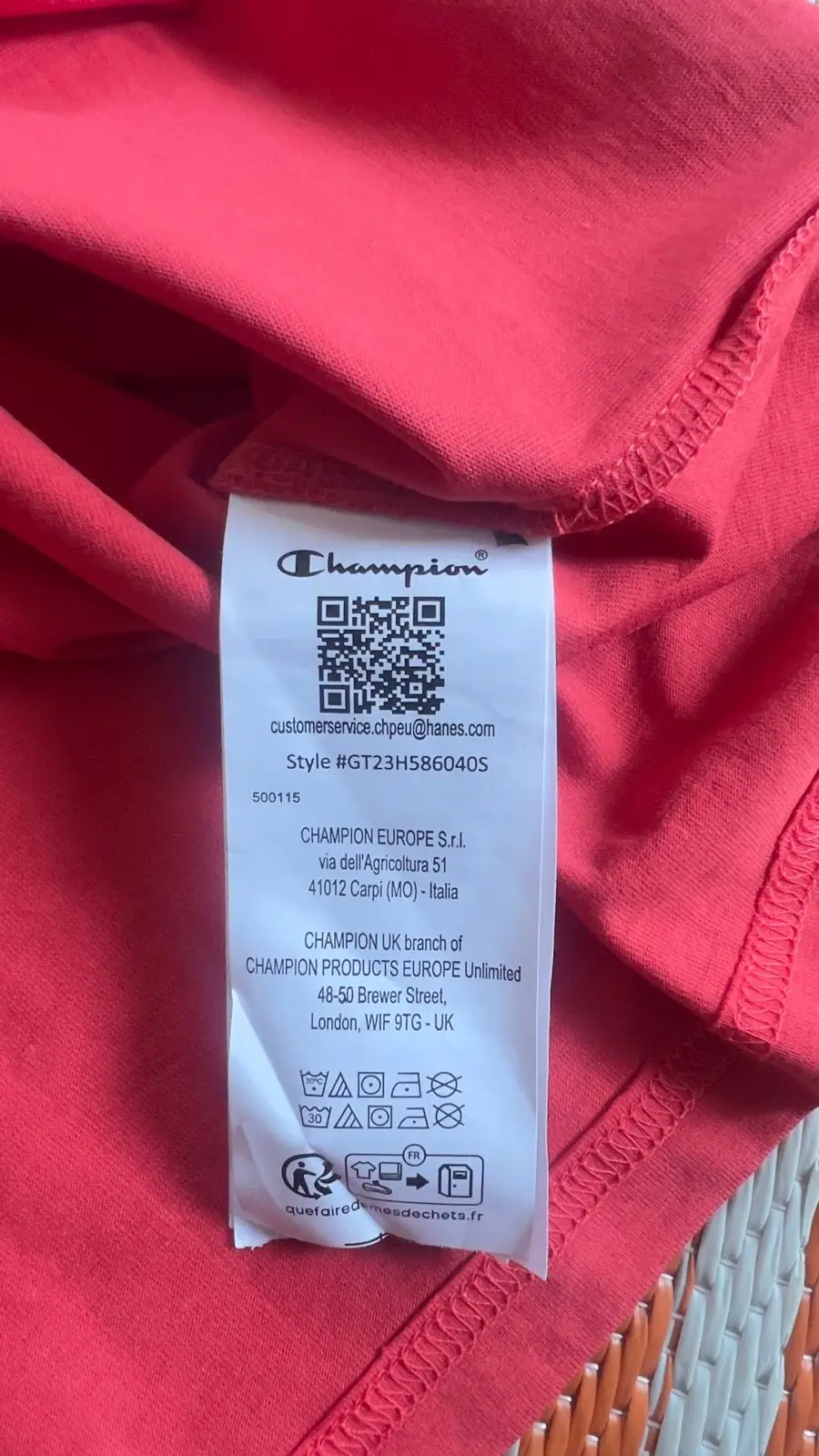 Champion Red USA Graphic T-Shirt
