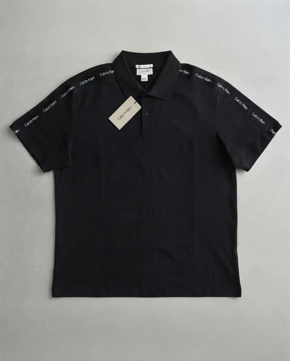 Calvin Klein Black Tape Logo Polo Shirt