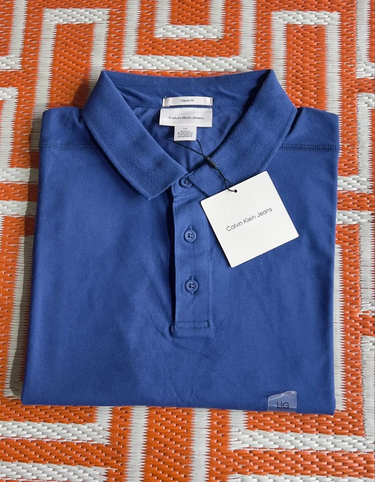 Calvin Klein Blue Polo Shirt