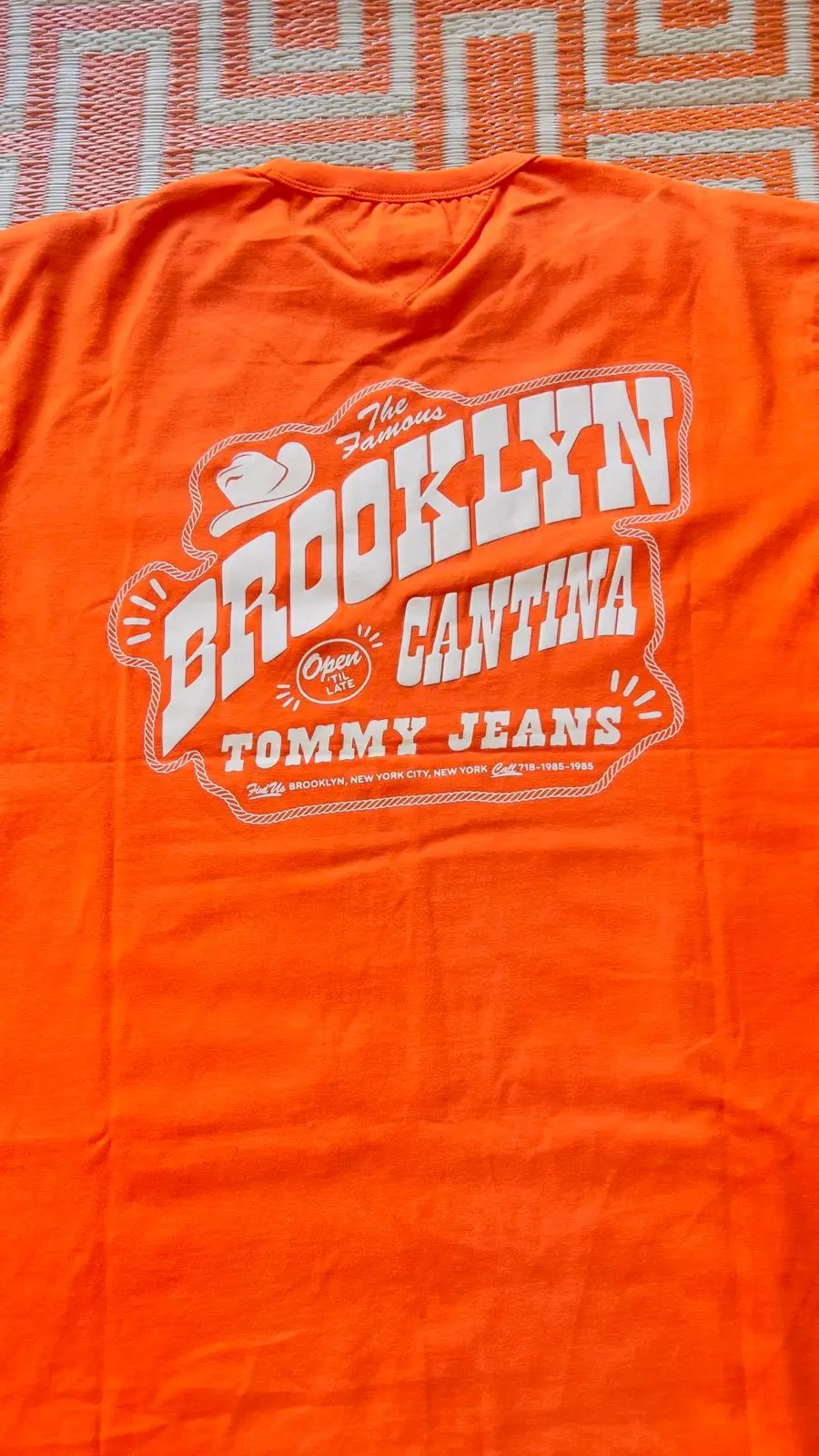 Tommy Jeans Orange Short Sleeve T-Shirt
