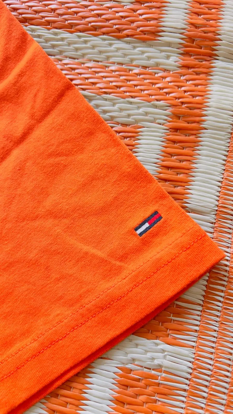 Tommy Jeans Orange Short Sleeve T-Shirt