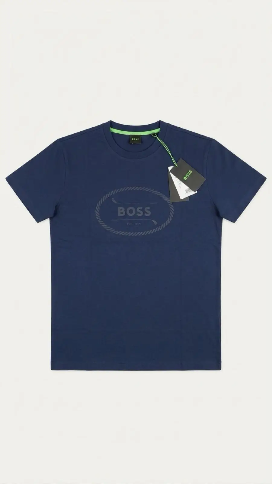 Hugo Boss Navy Blue Graphic T-Shirt