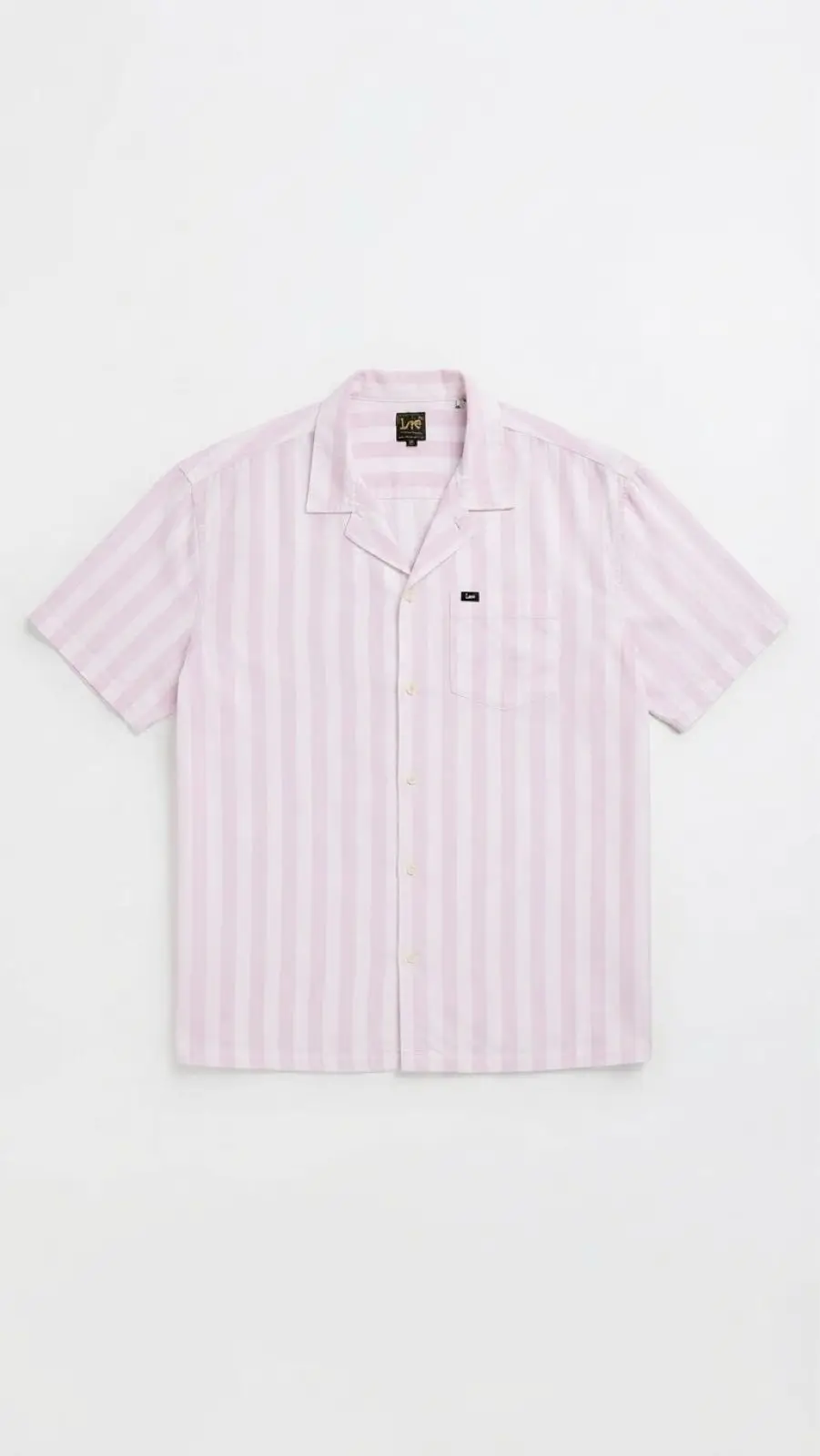 Lee Pink Striped Short Sleeve Shirt