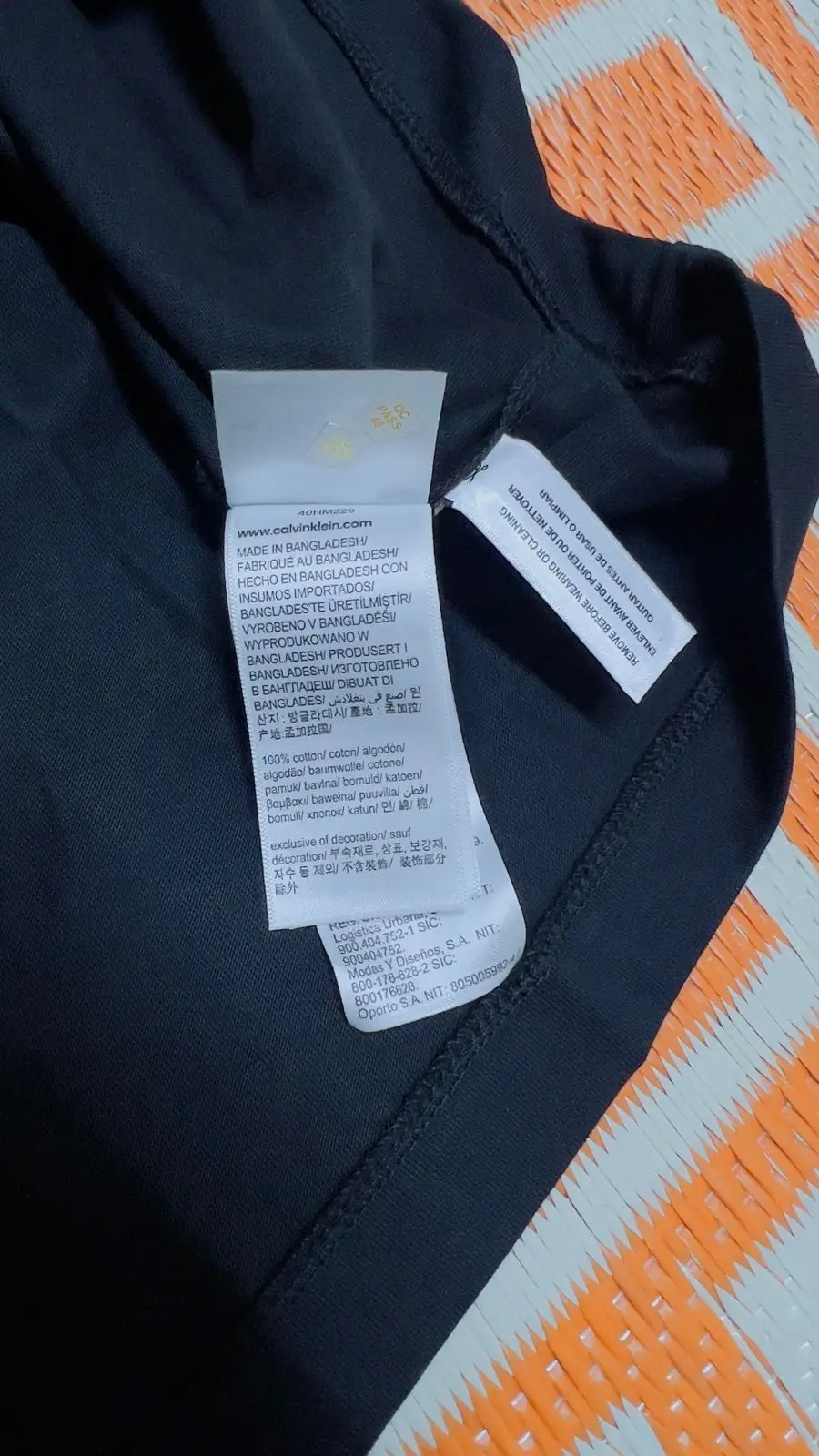 Calvin Klein Navy Blue T-Shirt with Tag