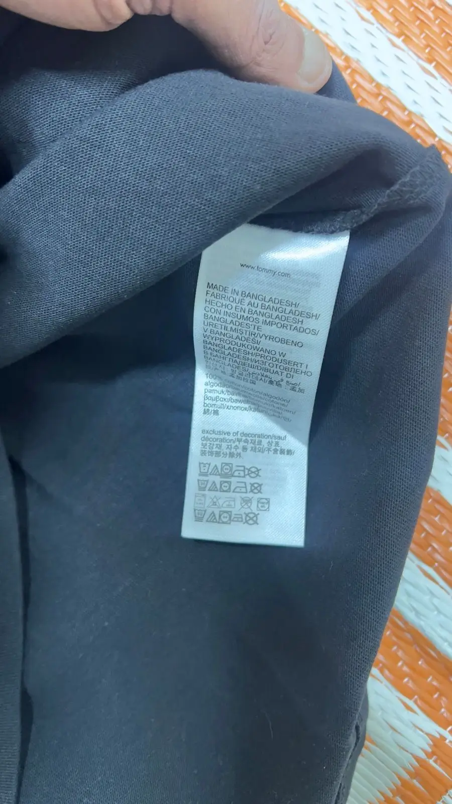 Tommy Hilfiger Black T-Shirt with Tag