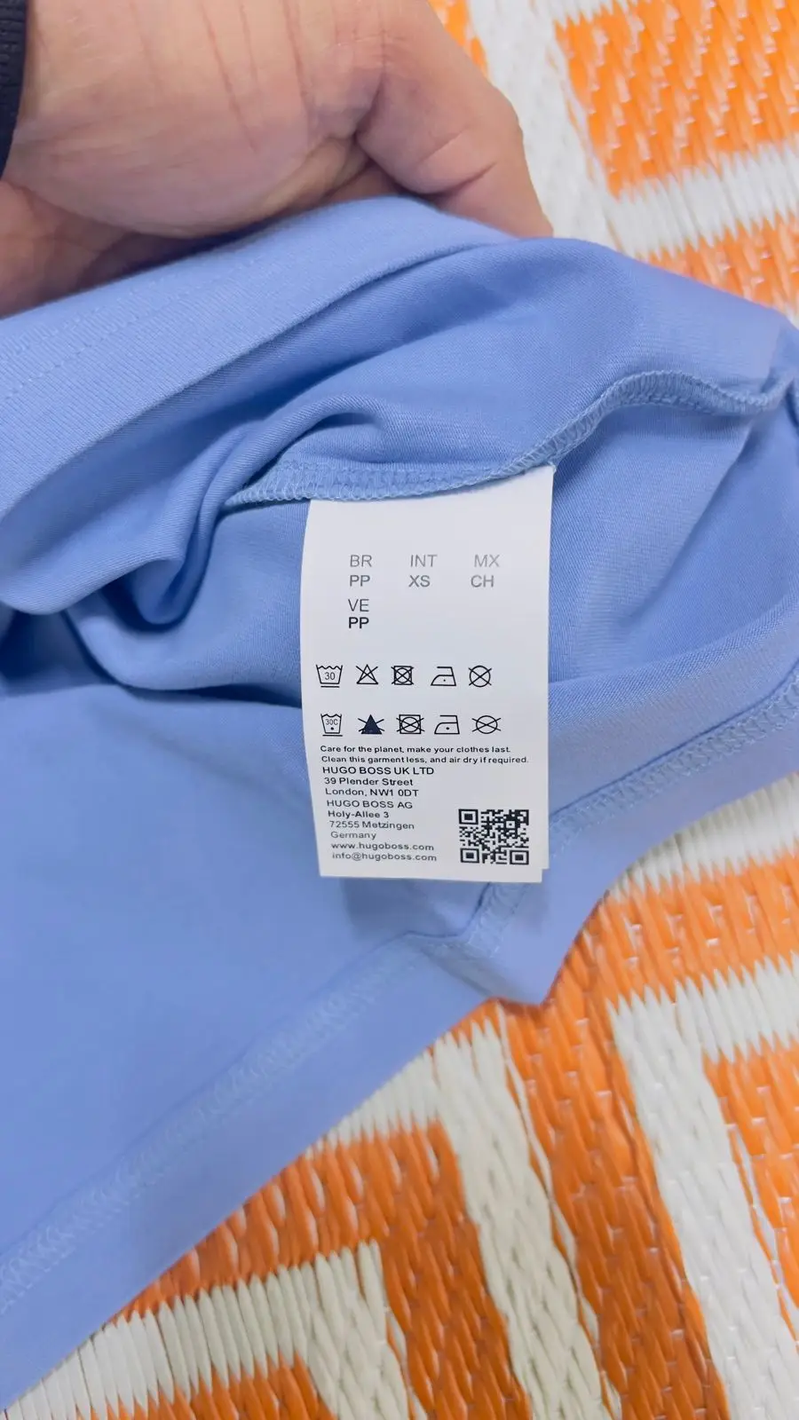 Hugo Boss Blue T-Shirt with Tags