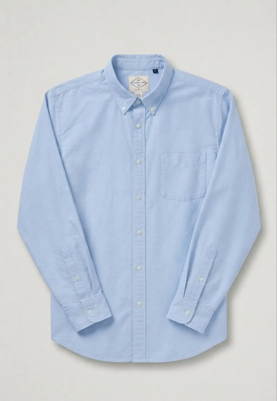 Stenbergs Light Blue Long Sleeve Button-Down Shirt
