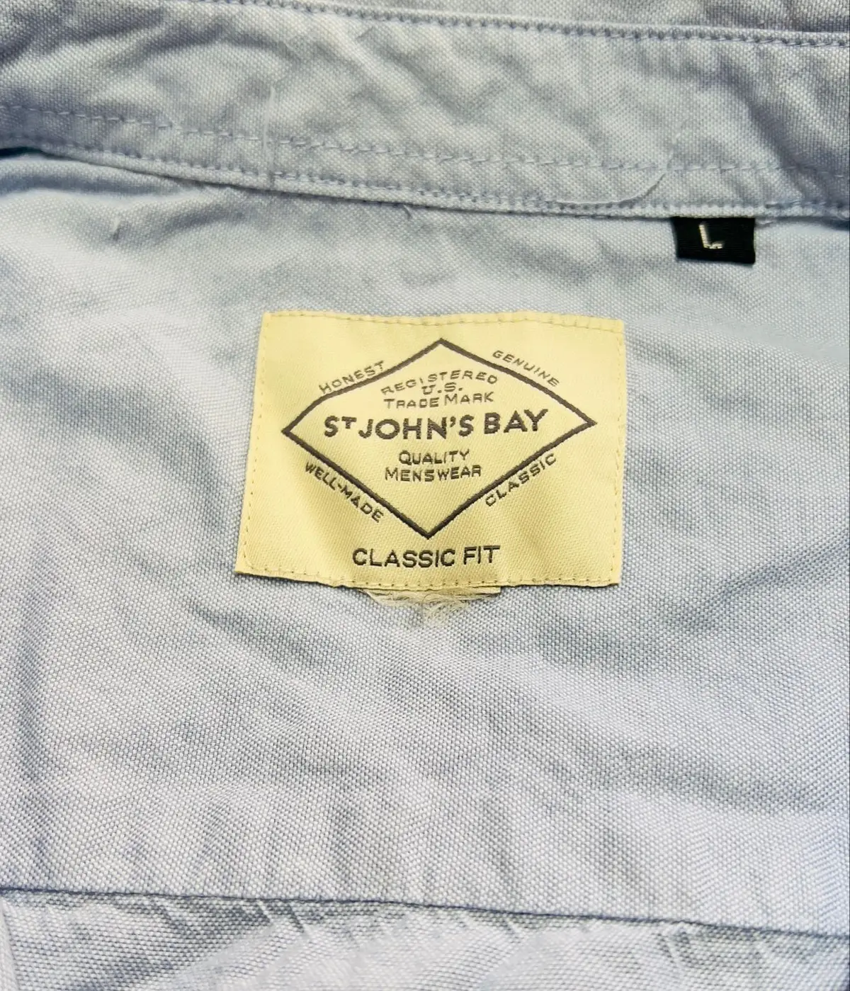 Stenbergs Light Blue Long Sleeve Button-Down Shirt