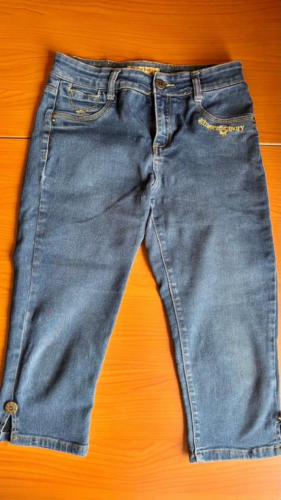 Truworths Ginger Mary Denim Capri Pants Size 10
