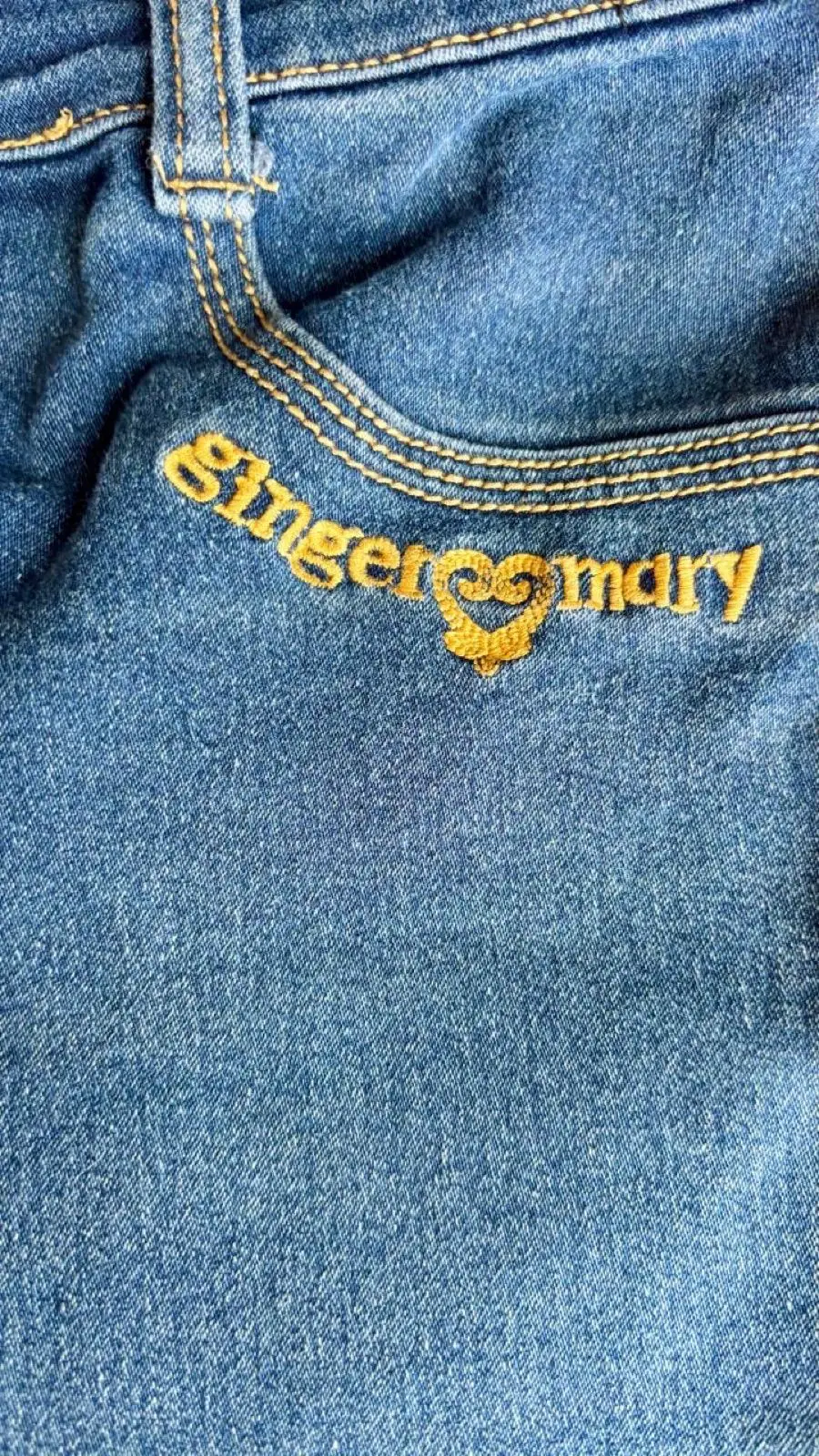 Ginger Mary Denim Capri Pants Size 10