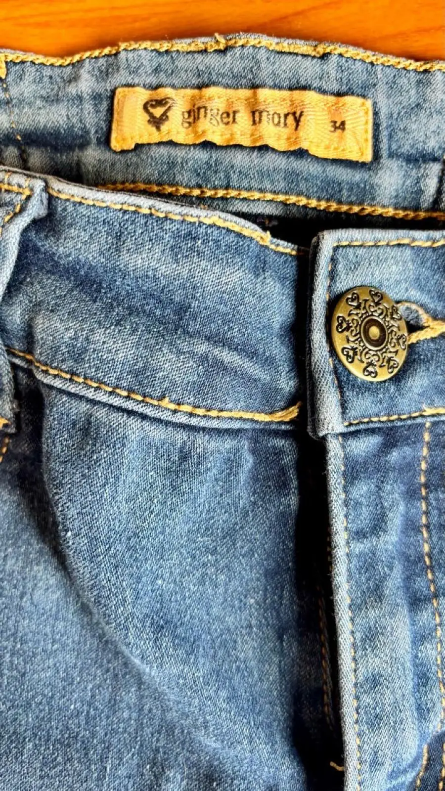 Ginger Mary Denim Capri Pants Size 10