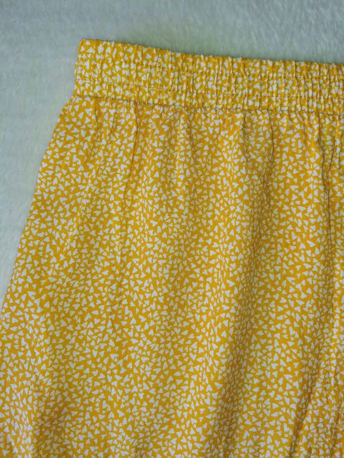 Mr Price Mustard Floral Tiered Mini Skirt Size 36