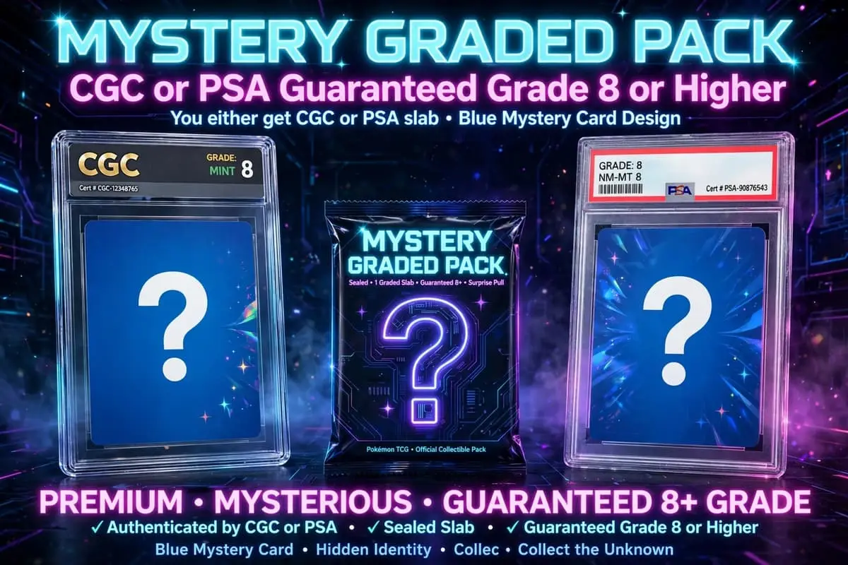 Pokemon Mystery graded slab