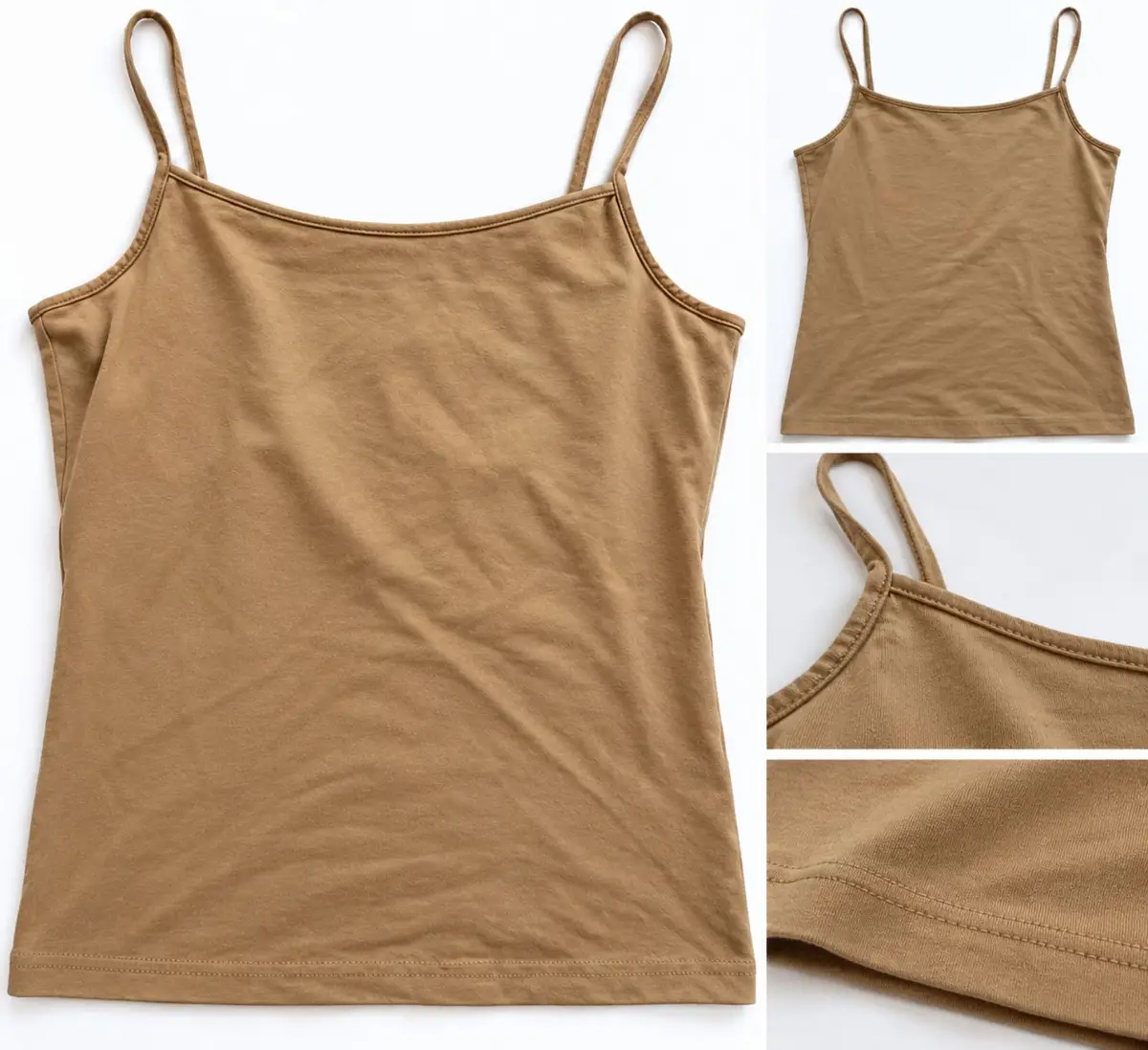 Woolworths Tan Spaghetti Strap Camisole Top