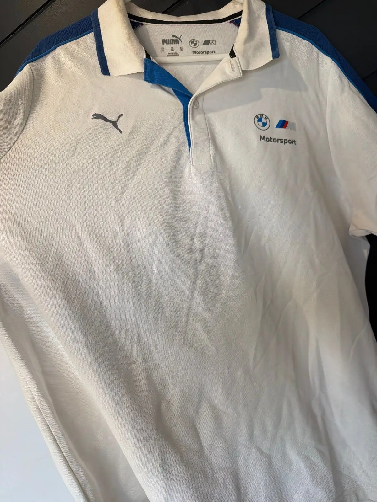 Puma BMW Motorsport White Polo Shirt