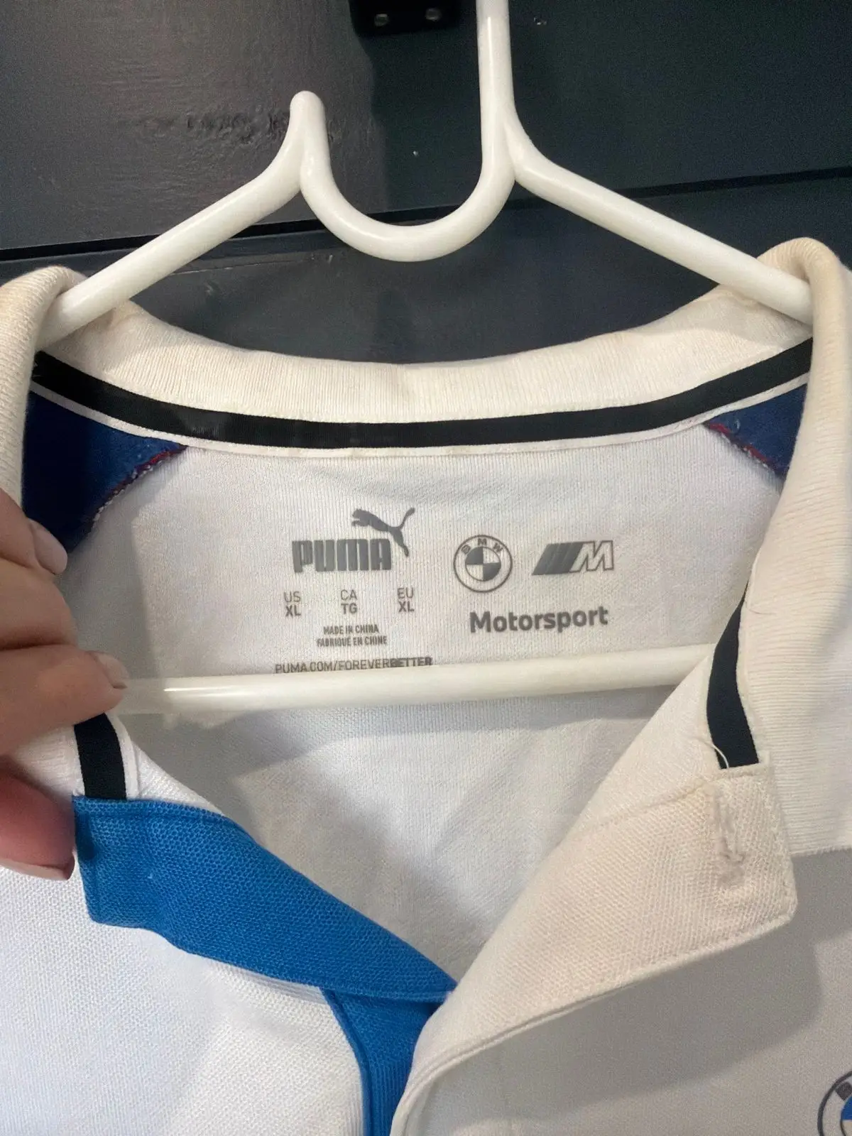 Puma BMW Motorsport White Polo Shirt