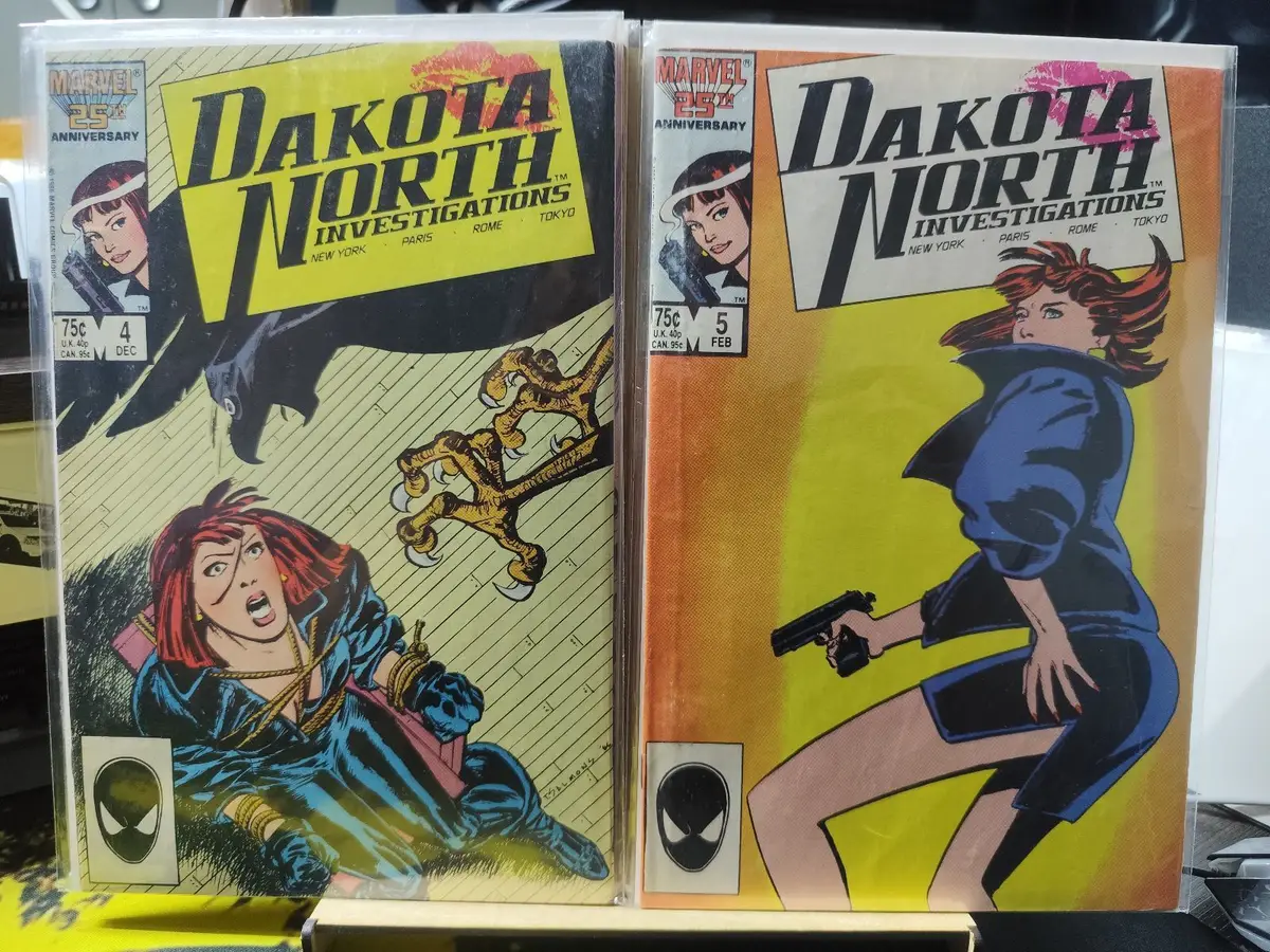 Dakota North Comic Book Lot Issues 1, 2, 4, 5