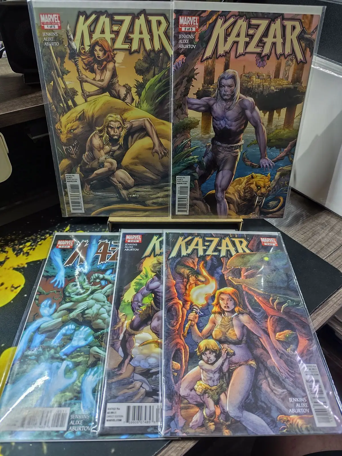 Marvel Ka-Zar Limited Series Comics #1-5 Complete Set