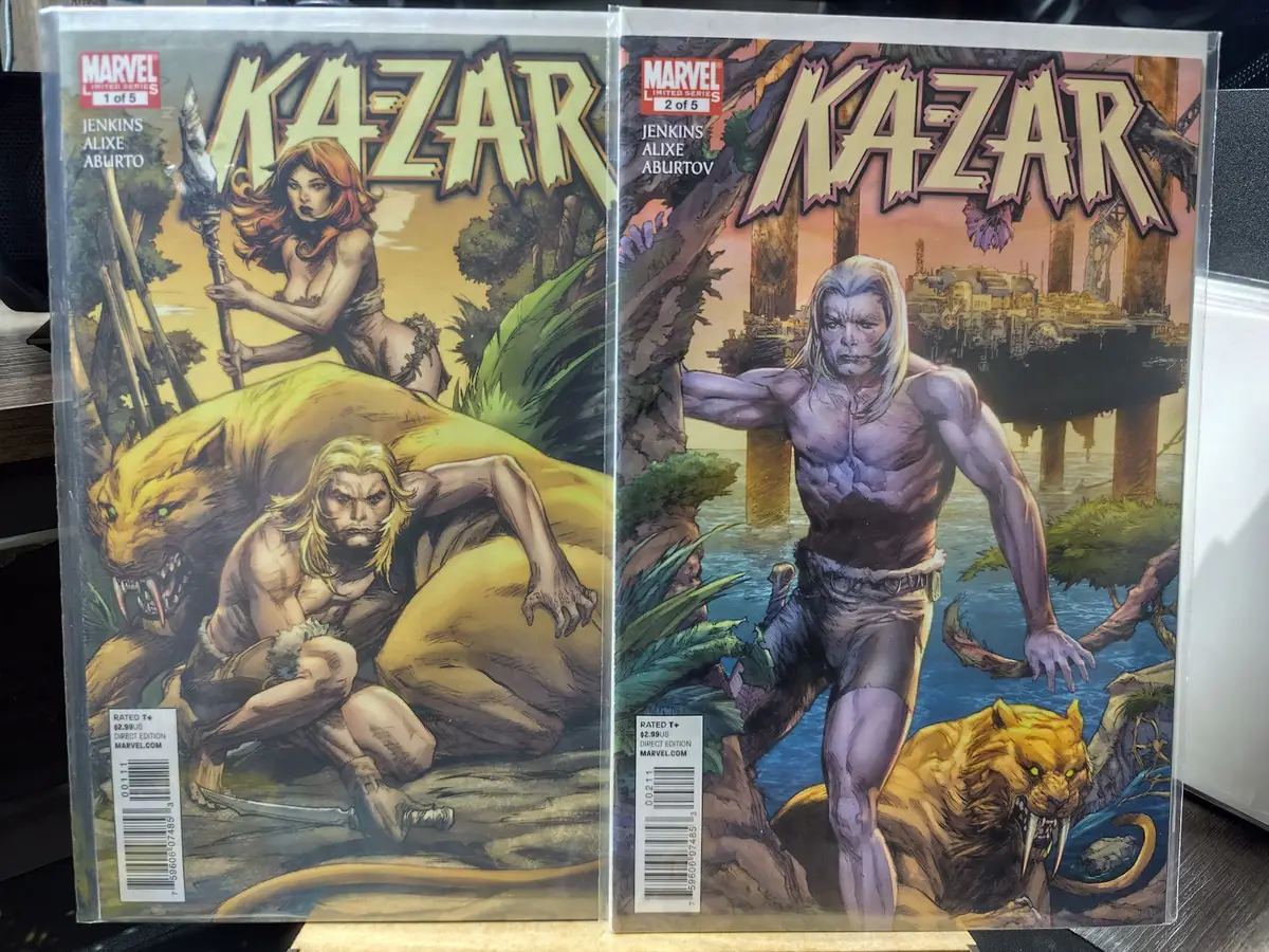 Marvel Ka-Zar Limited Series Comics #1-5 Complete Set