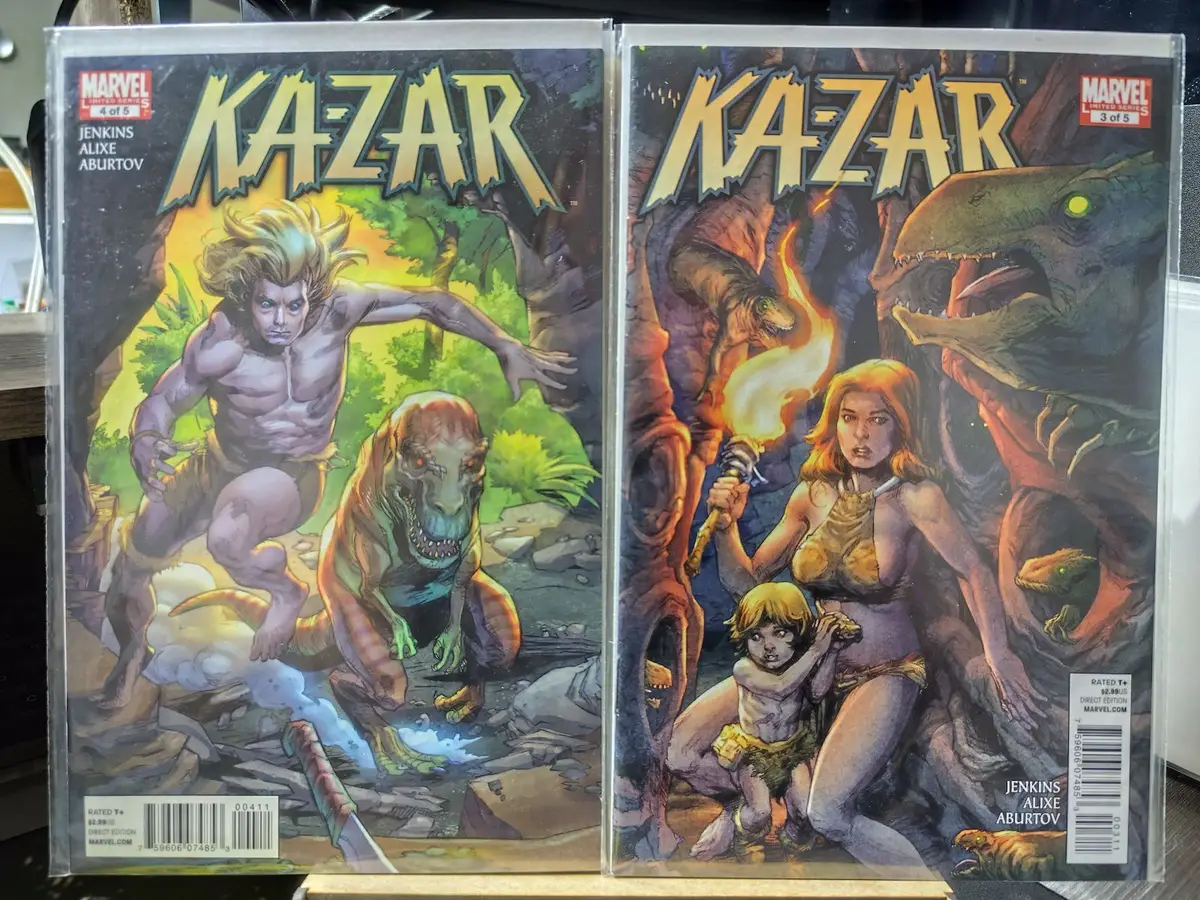 Marvel Ka-Zar Limited Series Comics #1-5 Complete Set