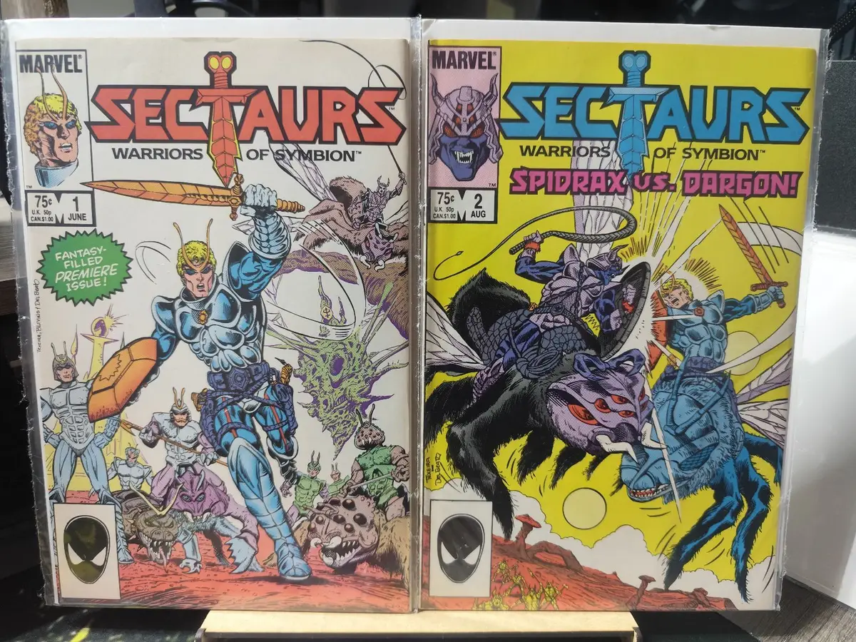 Marvel Sectaurs Warriors of Symbion Comics Set 1-8