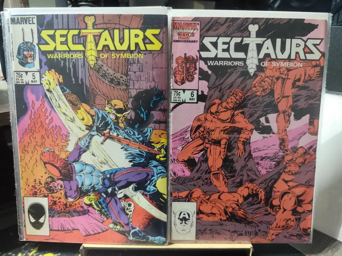 Marvel Sectaurs Warriors of Symbion Comics Set 1-8