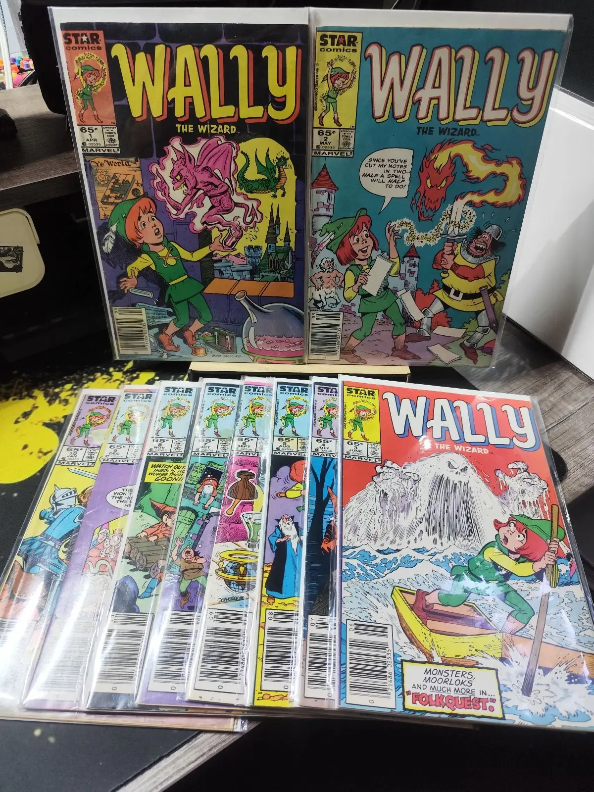 Marvel Wally the Wizard Comics Set 1-10 Marvel Star Comics