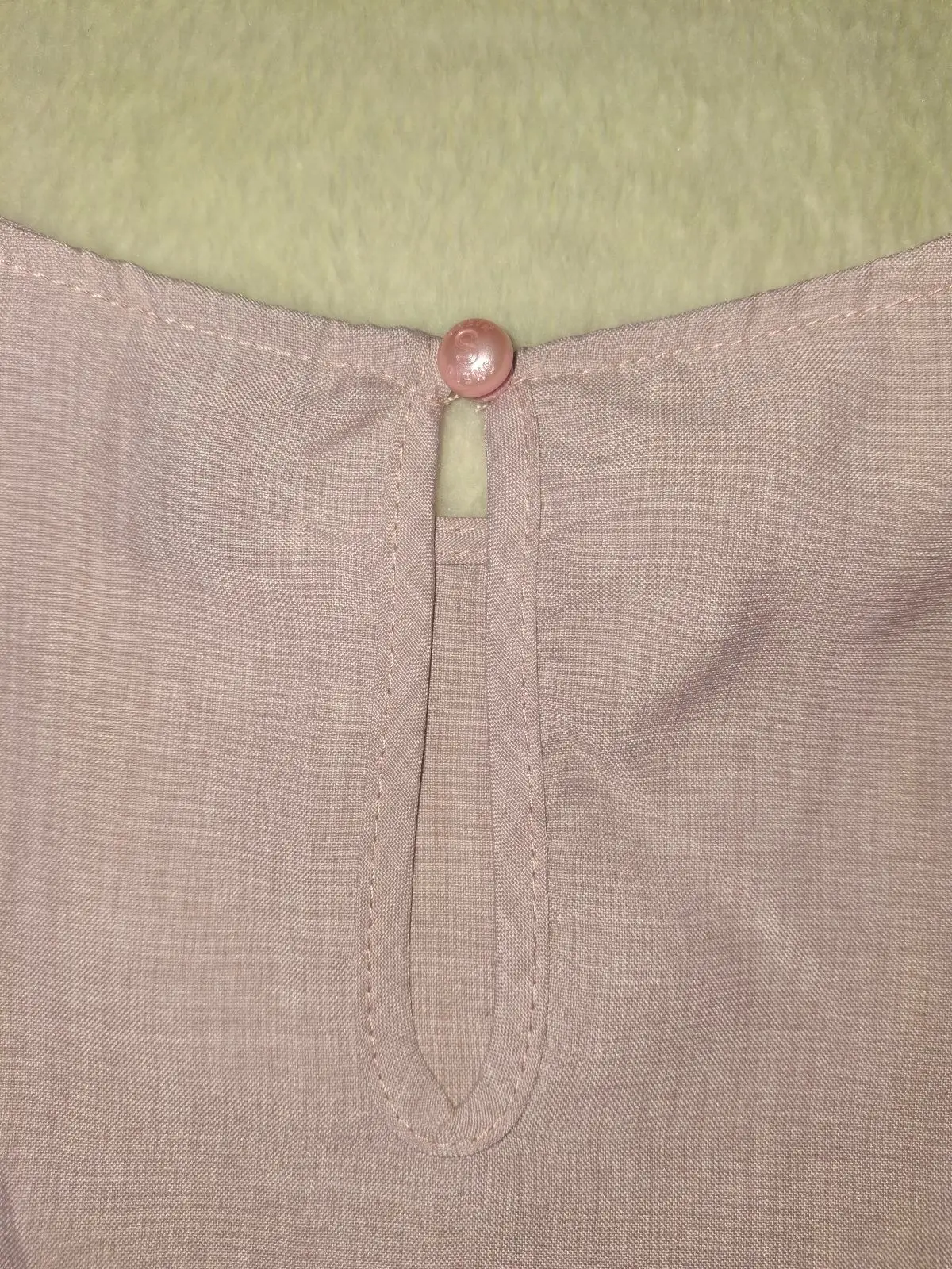 Shein Dusty Pink Peplum Smock Top Size L