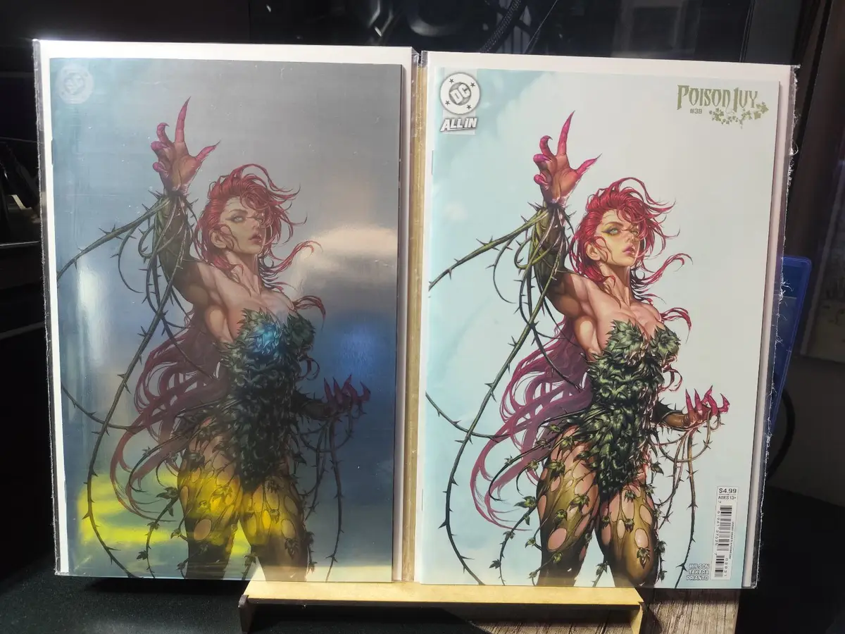 DC Comics Poison Ivy #38 Regular and Foil Comic Book Set