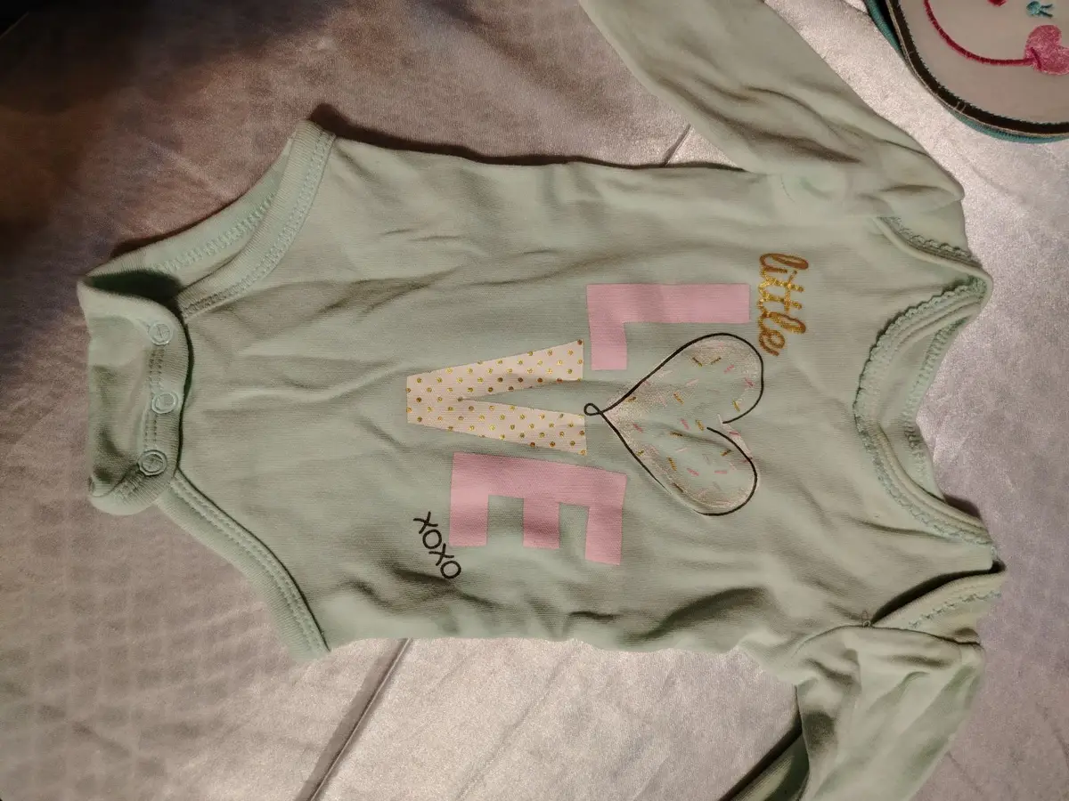 Woolworths Mint Green Love Bodysuit 1-3 Months