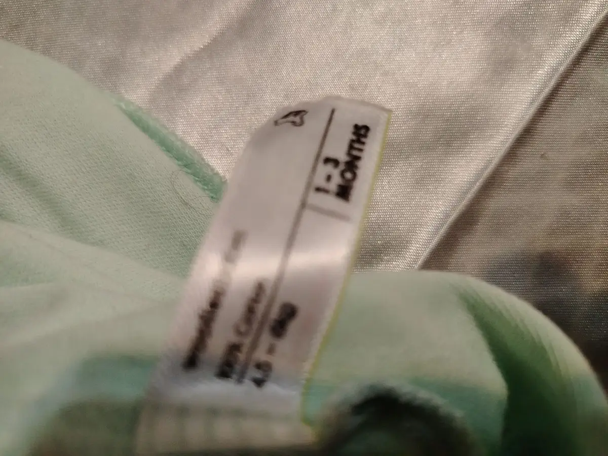 Woolworths Mint Green Love Bodysuit 1-3 Months