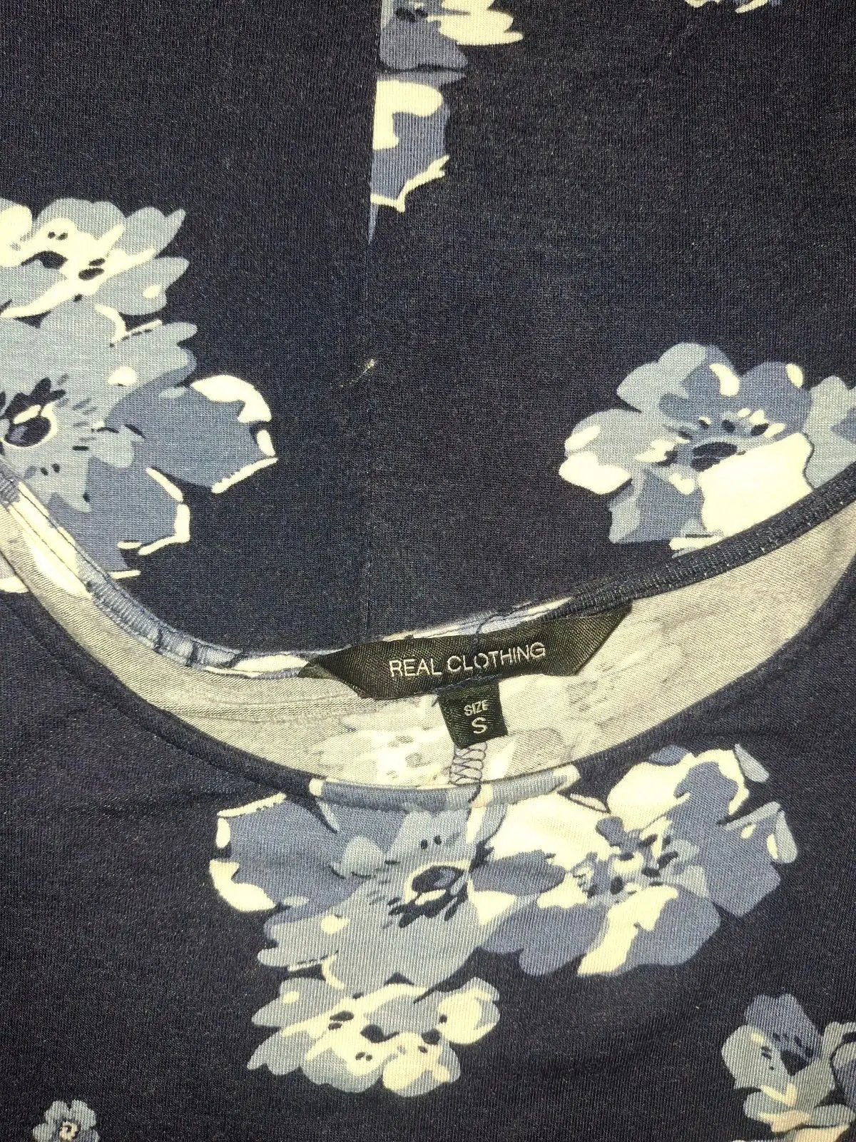 Pick n Pay Clothing Navy Floral Swing Dress Small