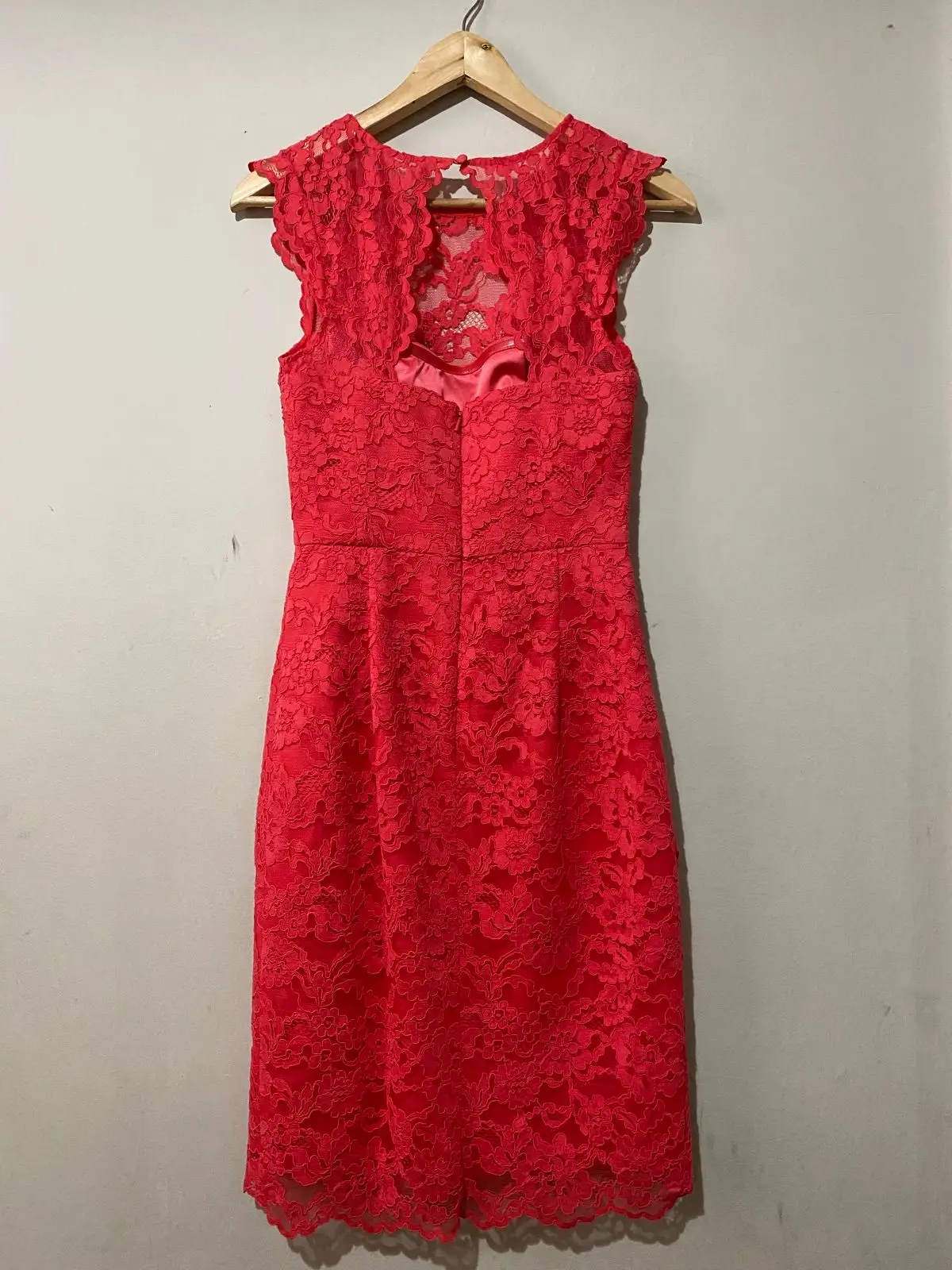 Forever New Red Lace Dress Size 34