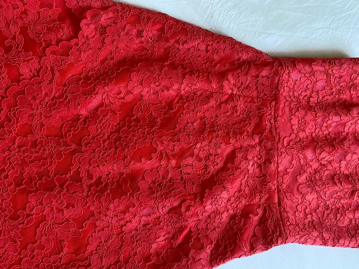 Forever New Red Lace Dress Size 34