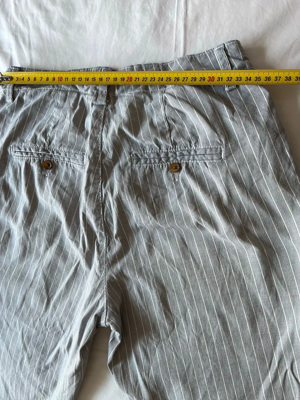 H&M Grey Striped Pants