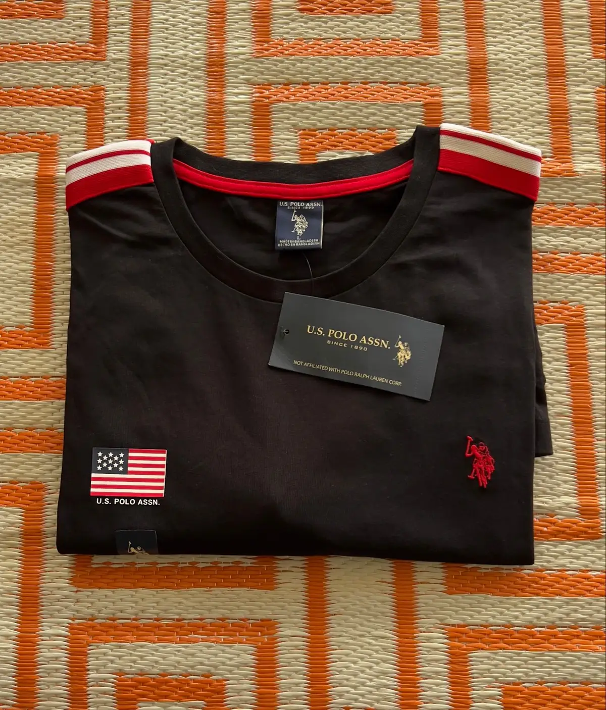 U.S. Polo Assn. Long Sleeve T-Shirt Black Size L