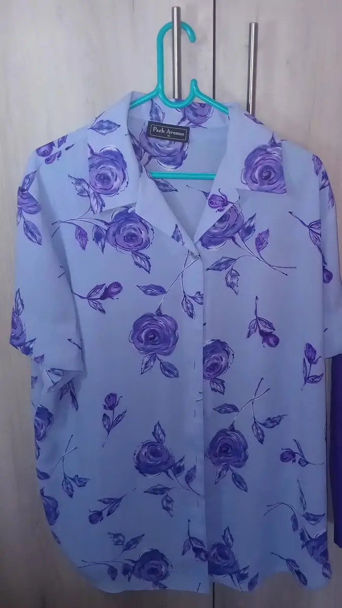 Purple Plus size 2 piece set