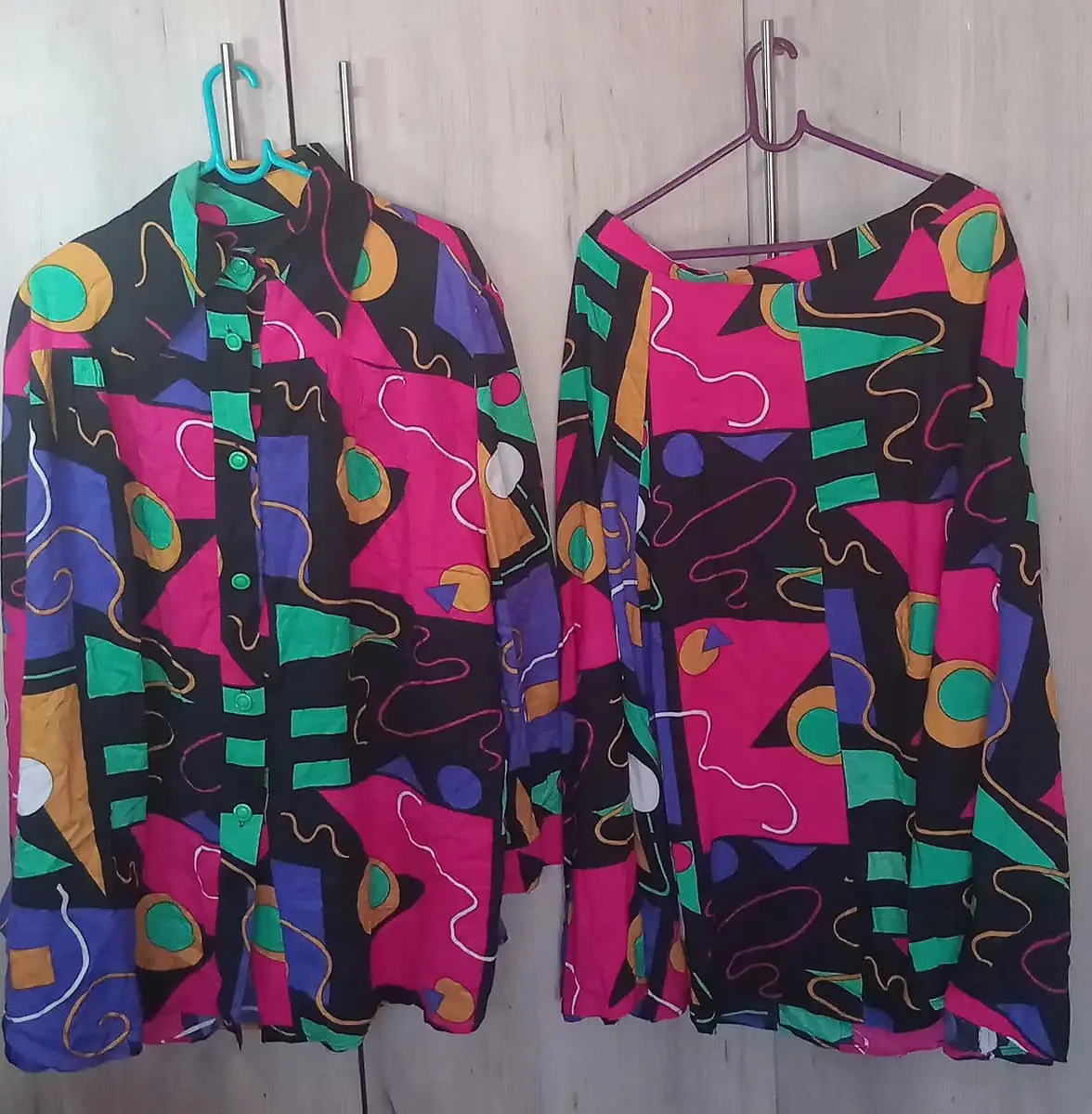 Colourful plus size summer set