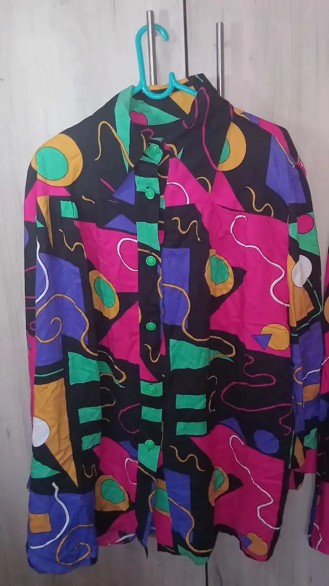 Colourful plus size summer set