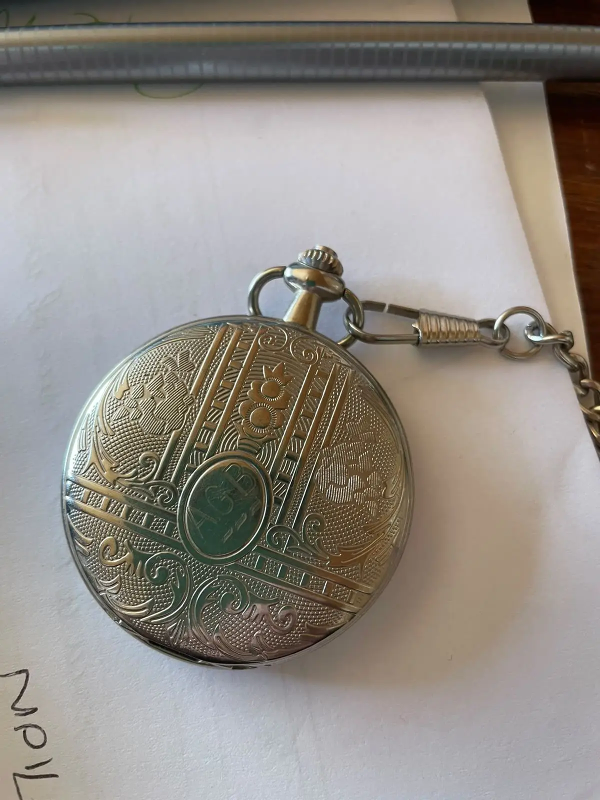 Vintage Pocket Watch with Chain