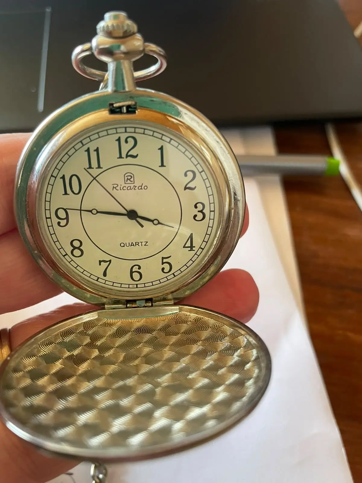 Vintage Pocket Watch with Chain