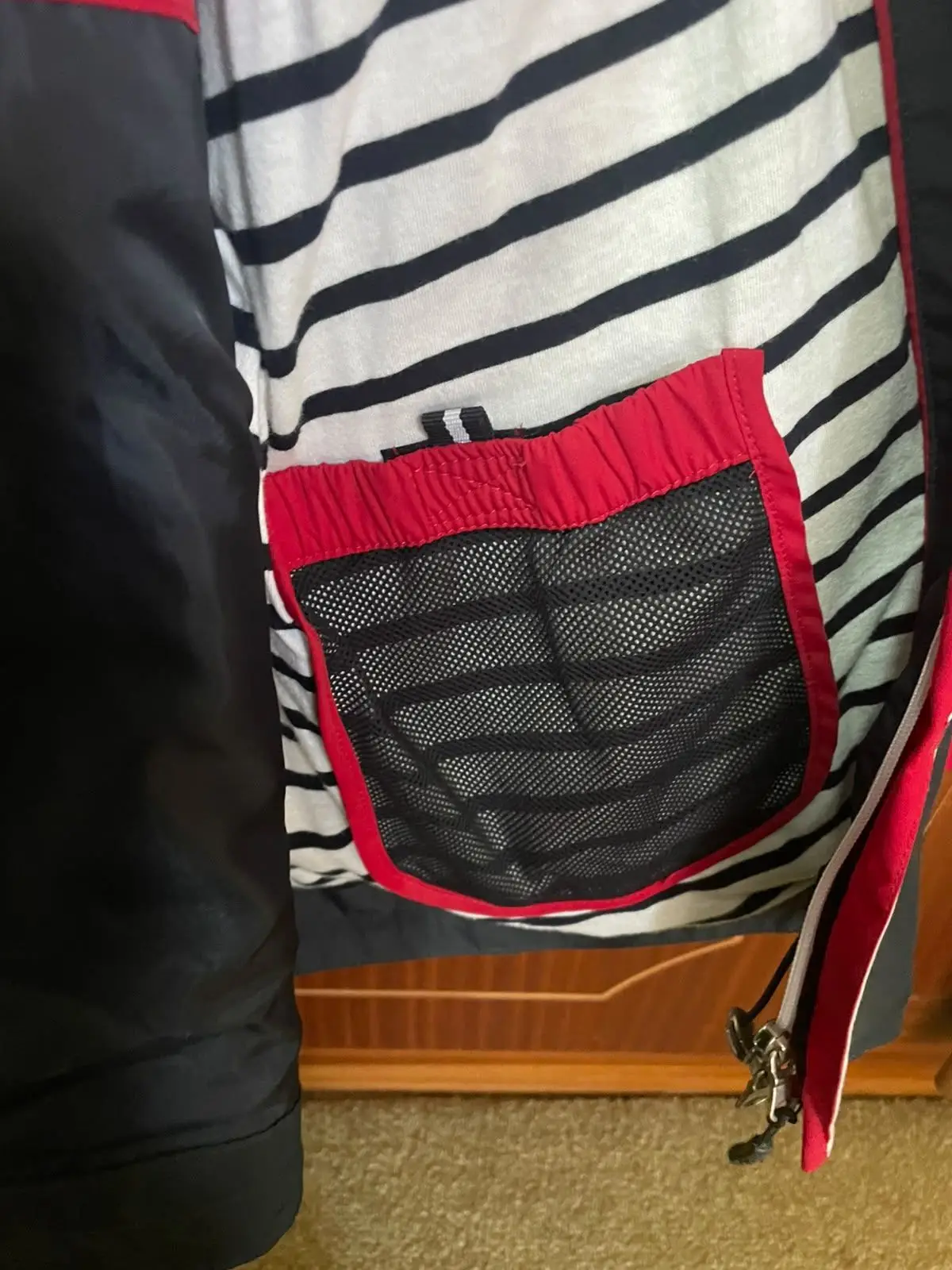 S&H Production Black Red White Jacket