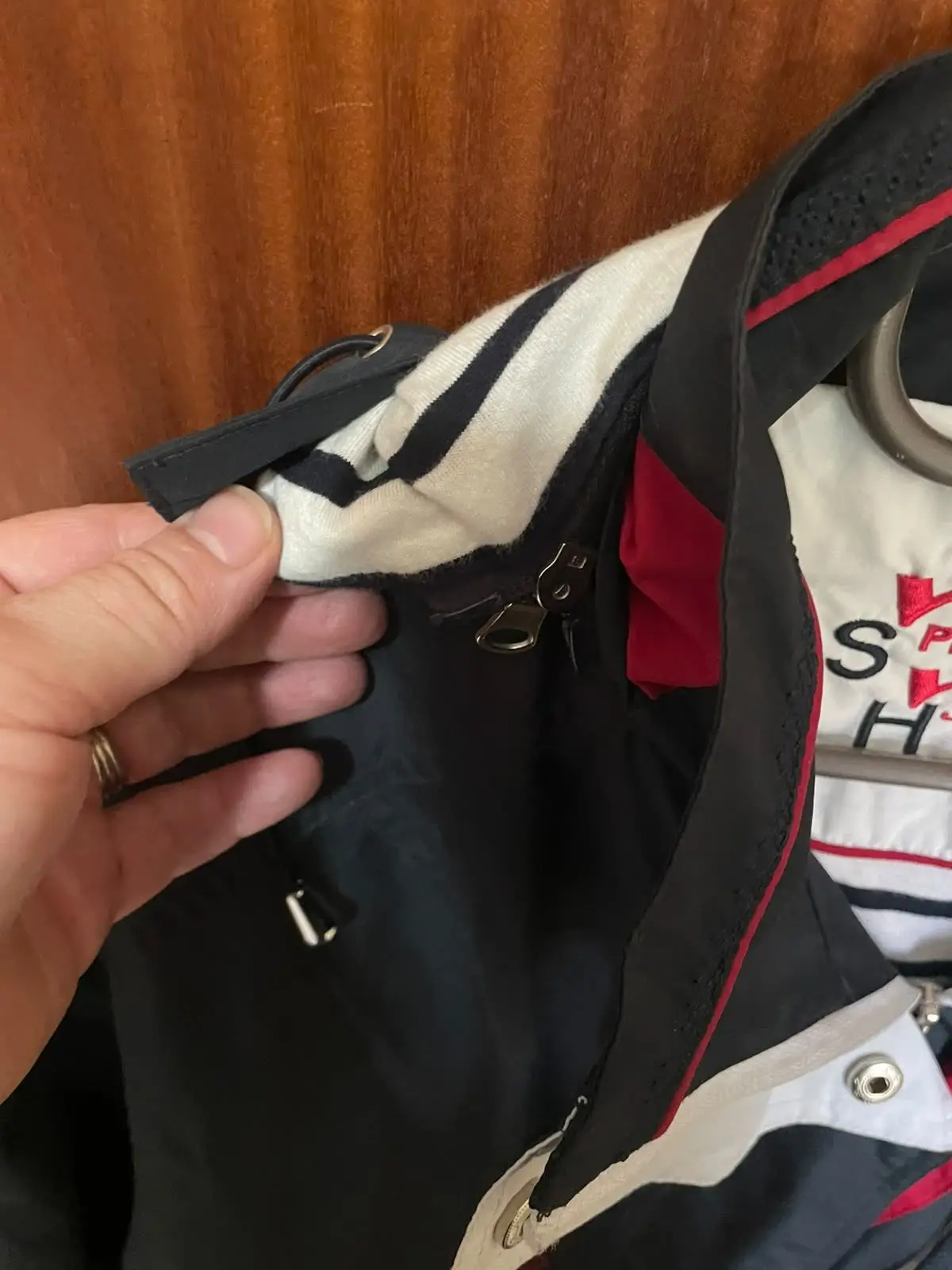 S&H Production Black Red White Jacket