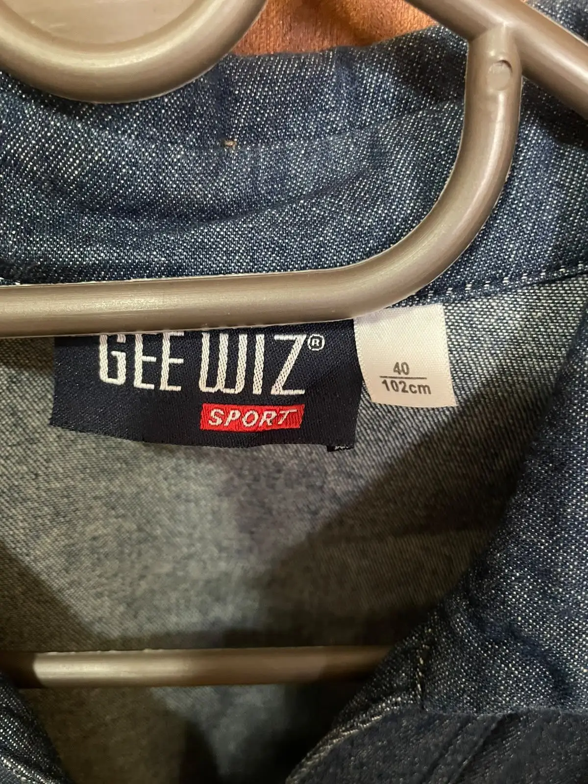 Gee Wiz Sport Denim Jacket Size 40