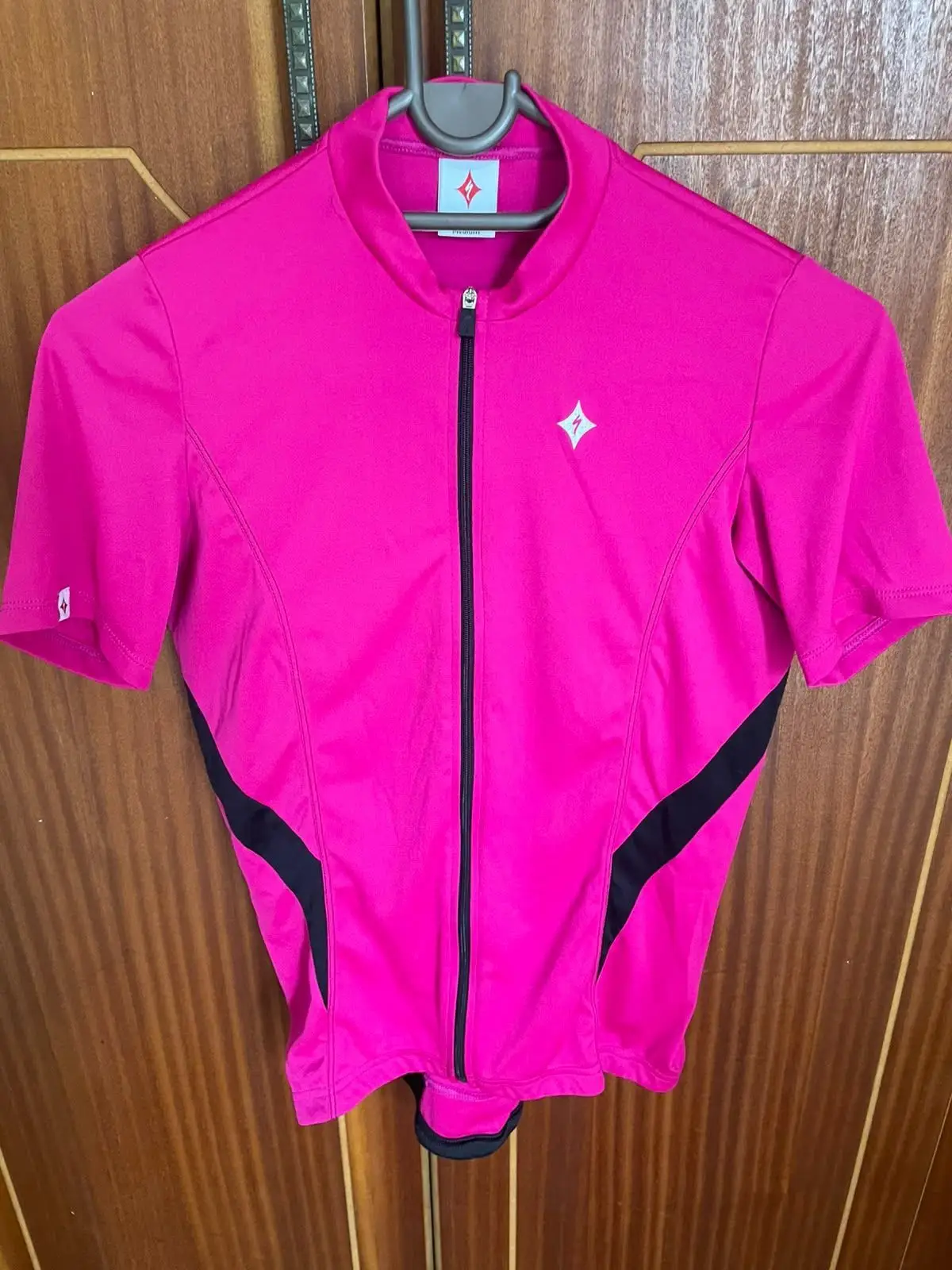 Specialized Pink and Black Cycling Jersey