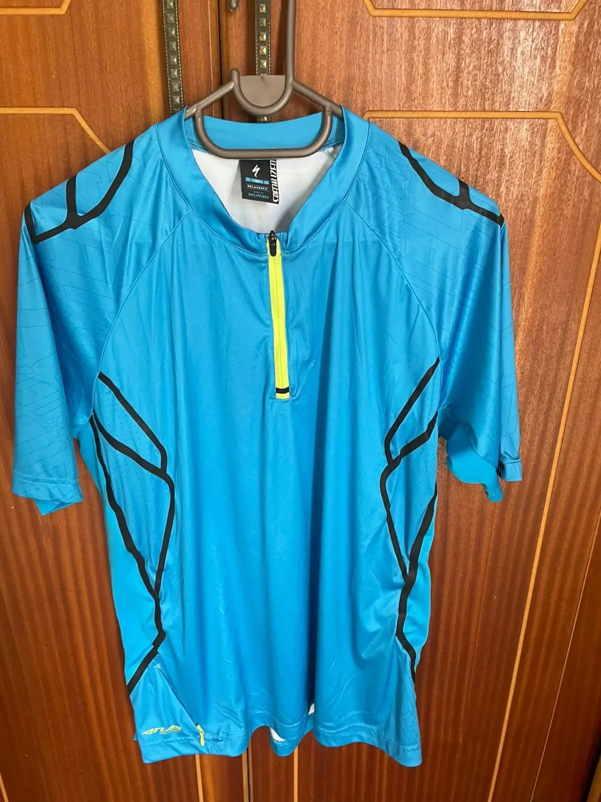 Specialized Blue Cycling Jersey with Half Zip