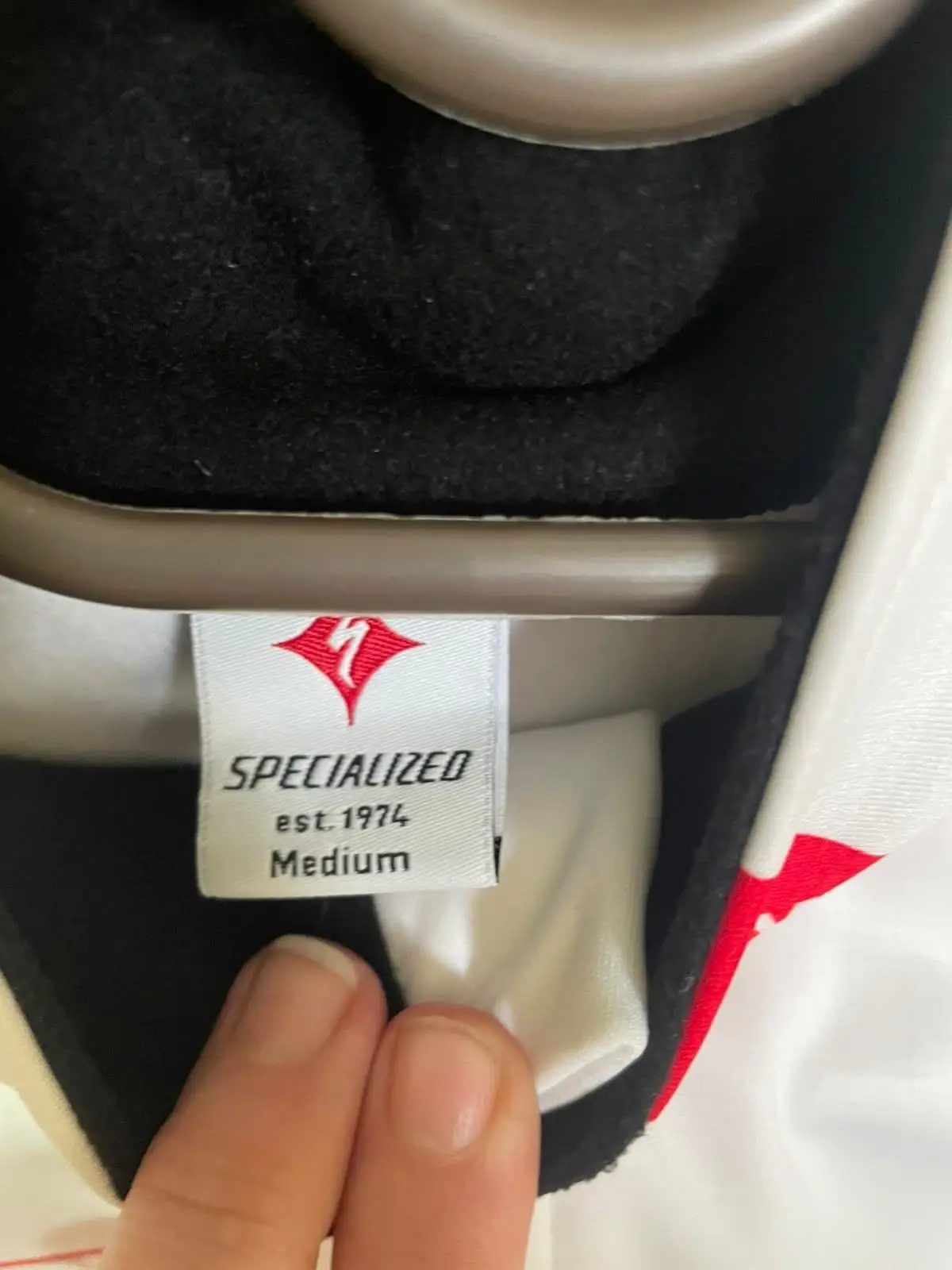 Specialized Racing Cycling Jacket White Red