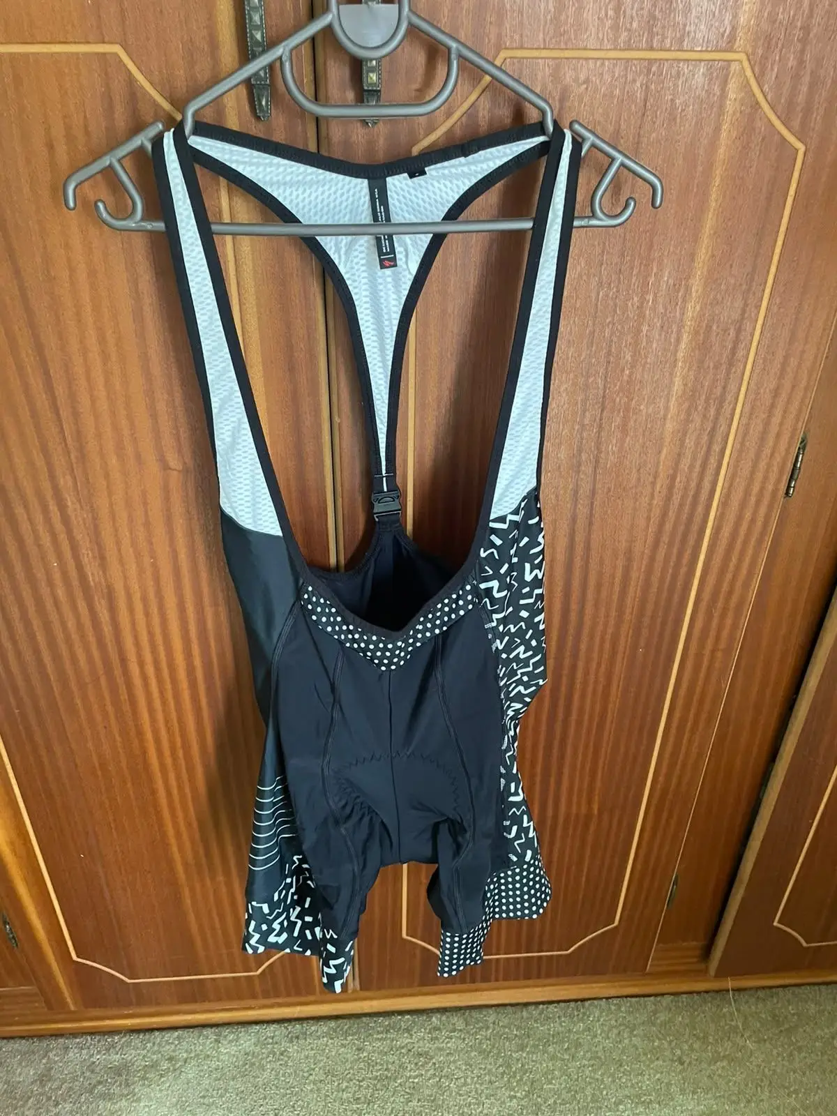 Specialized Black and White Cycling Jersey and Shorts Set
