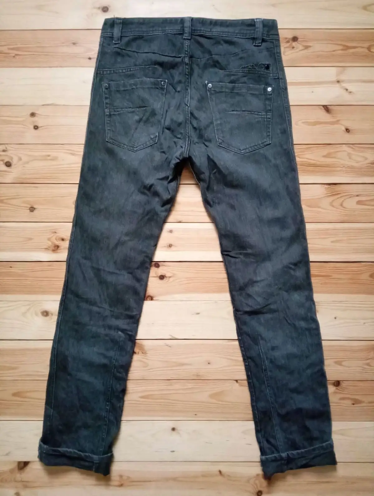 Diesel Industry Charcoal Slim Straight Denim Jeans Size 29